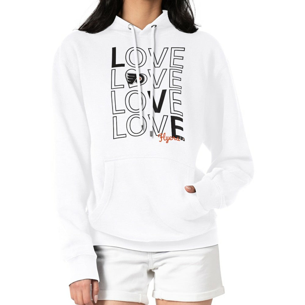 Philadelphia Flyers G-III 4Her by Carl Banks Women's Hockey Love Fleece Pullover Hoodie -  NHL Hoodies
