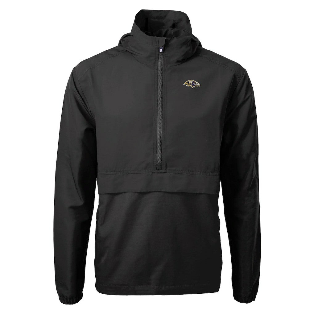 Baltimore Ravens Cutter & Buck Charter Eco Recycled Anorak Half-Zip Jacket | NFL Sale