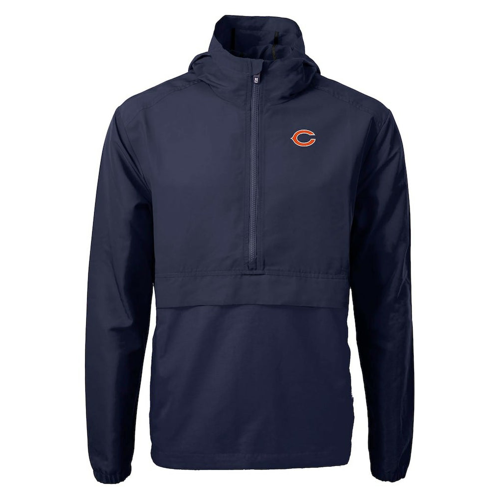 Chicago Bears Cutter & Buck Charter Eco Recycled Anorak Half-Zip Jacket | NFL New