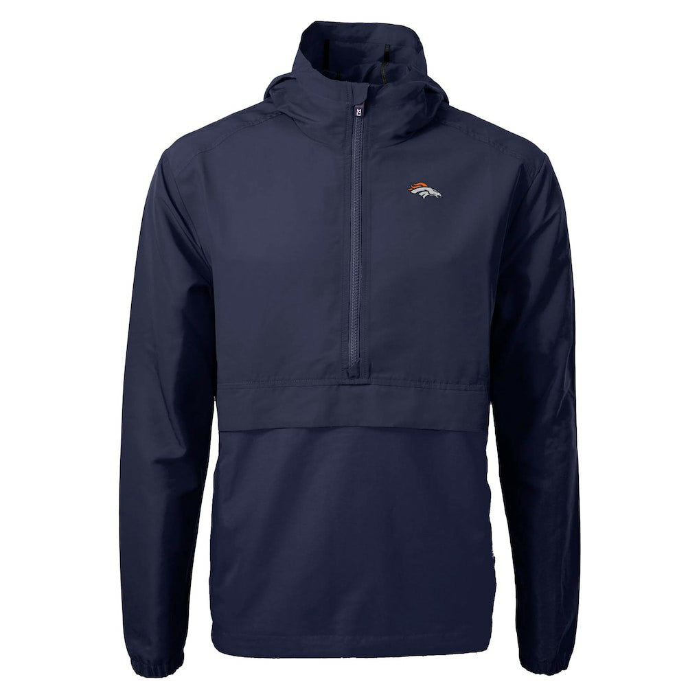 Denver Broncos Cutter & Buck Charter Eco Recycled Anorak Half-Zip Jacket | NFL Near me