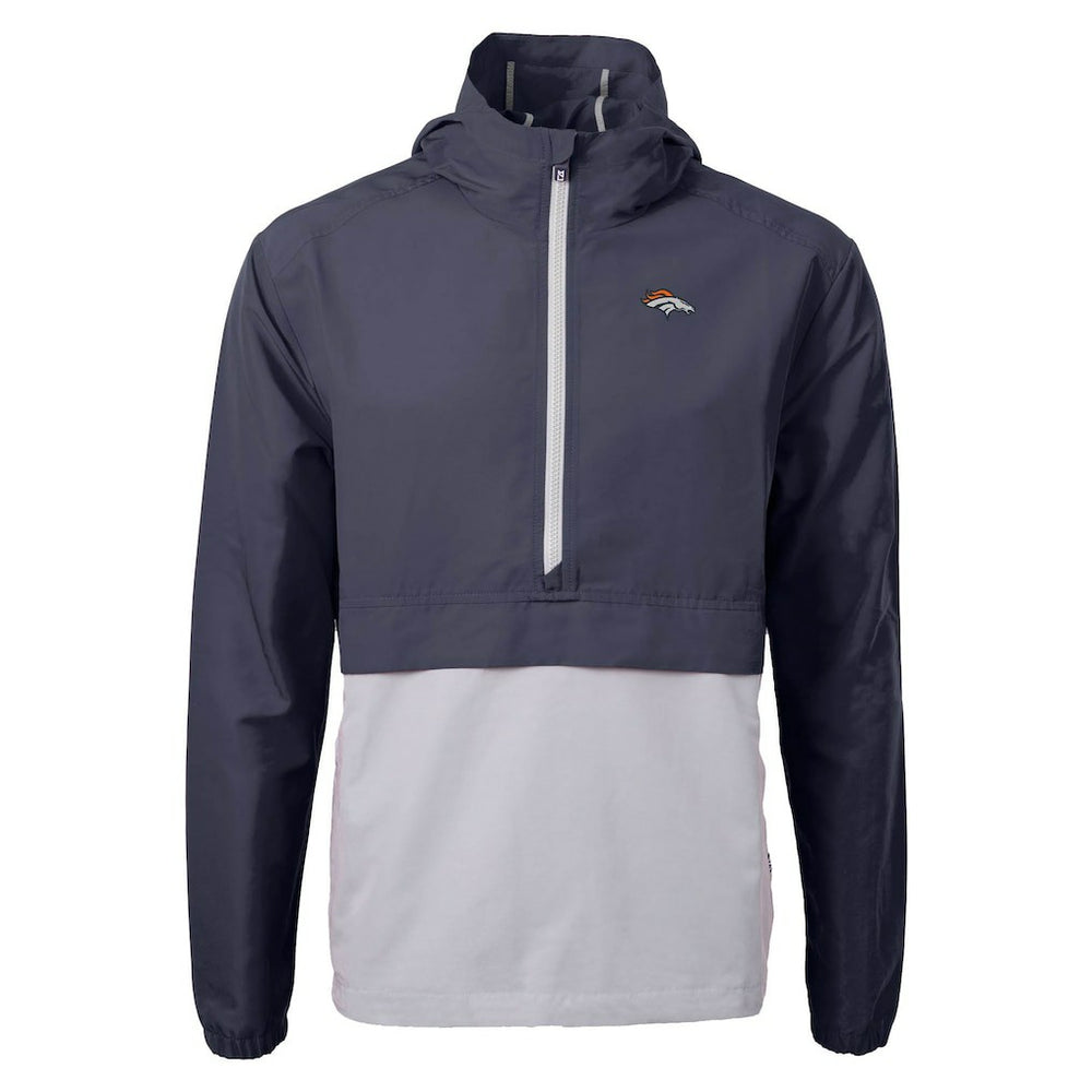 Denver Broncos Cutter & Buck Charter Eco Recycled Anorak Half-Zip Jacket | NFL Hot