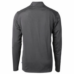 Detroit Lions Cutter & Buck Virtue Eco Pique Micro Stripe Recycled Quarter-Zip Pullover Top | NFL Discount