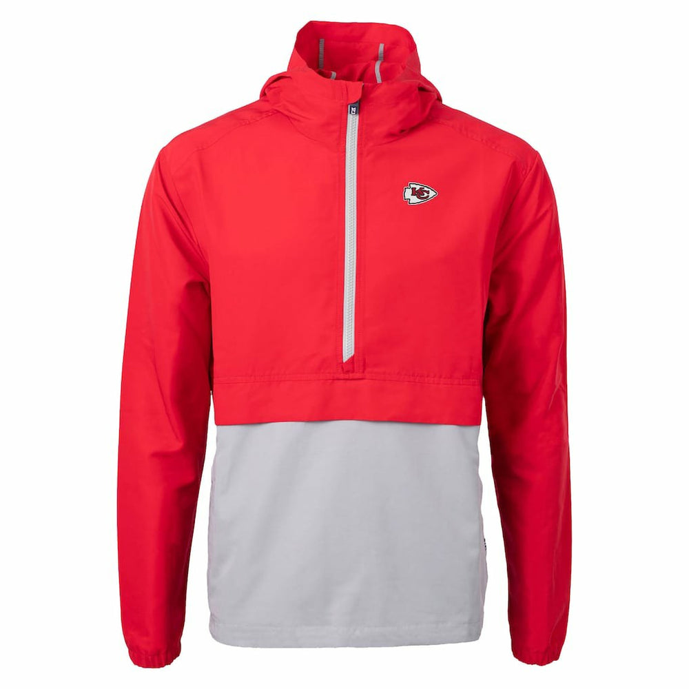 Kansas City Chiefs Cutter & Buck Charter Eco Recycled Anorak Half-Zip Jacket | NFL Near me
