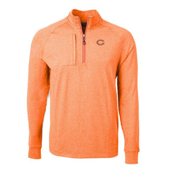 Chicago Bears Cutter & Buck Adapt Eco Knit Quarter-Zip Pullover Top | NFL On sale
