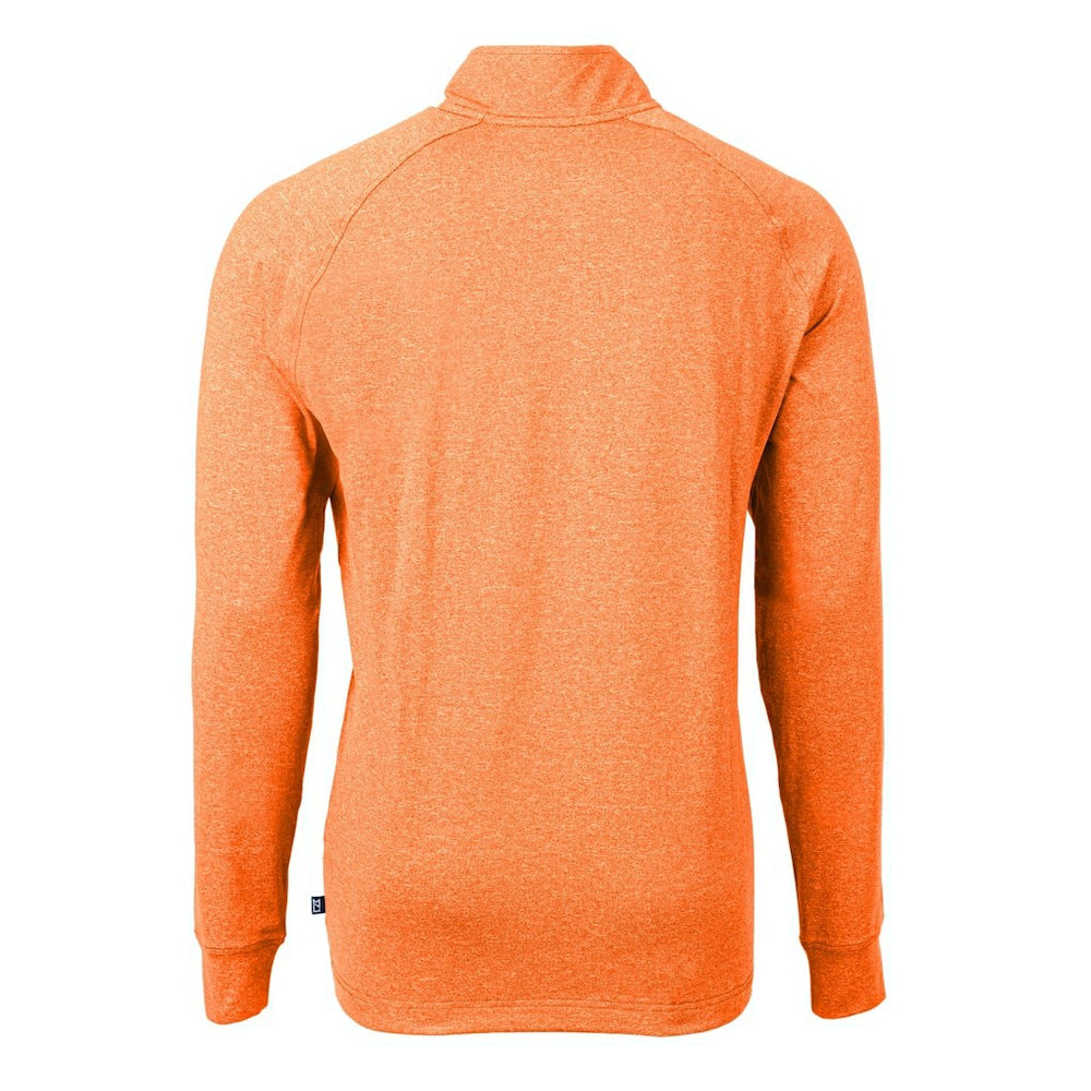 Chicago Bears Cutter & Buck Adapt Eco Knit Quarter-Zip Pullover Top | NFL On sale