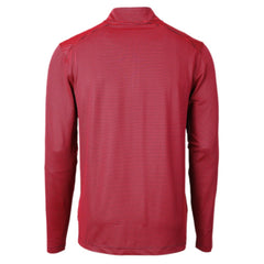 Green Bay Packers Cutter & Buck Virtue Eco Pique Micro Stripe Recycled Quarter-Zip Pullover Top | NFL Outlet