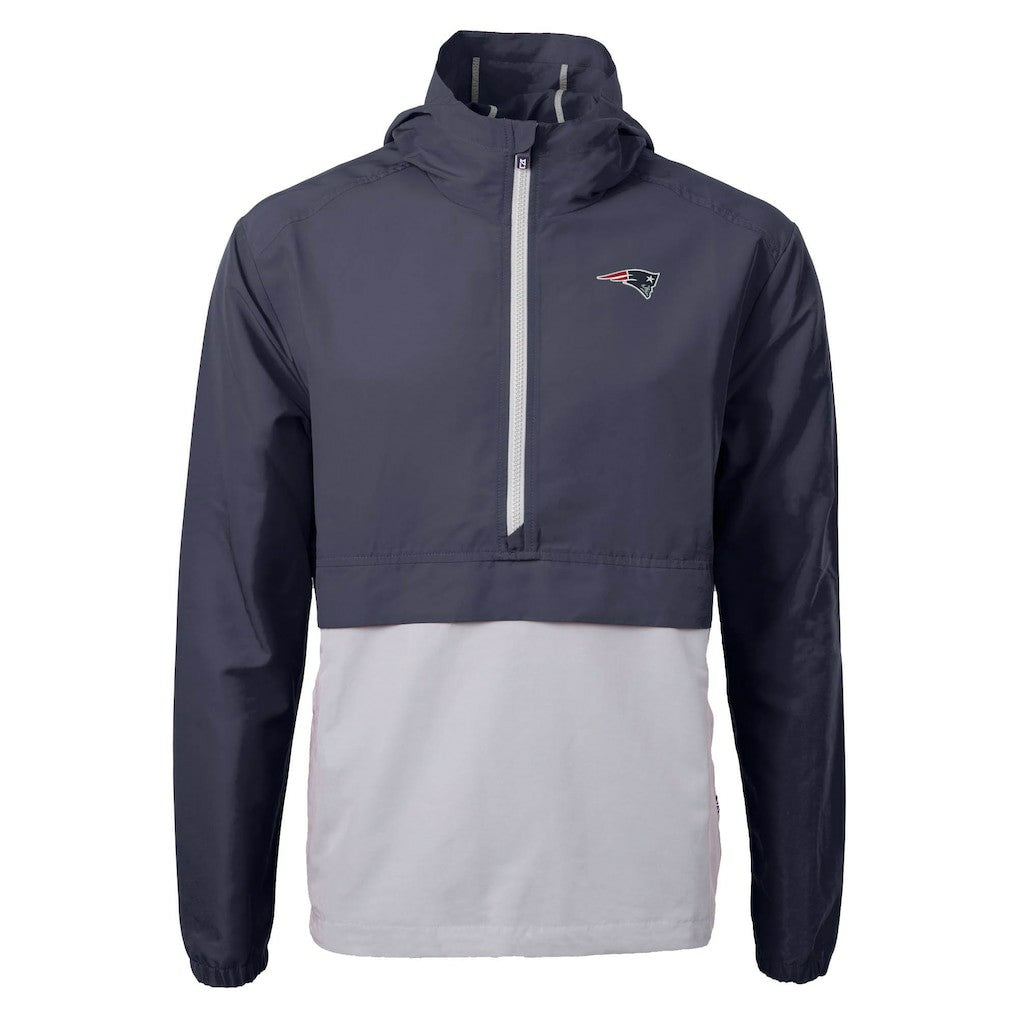 New England Patriots Cutter & Buck Charter Eco Recycled Anorak Half-Zip Jacket | NFL Sale