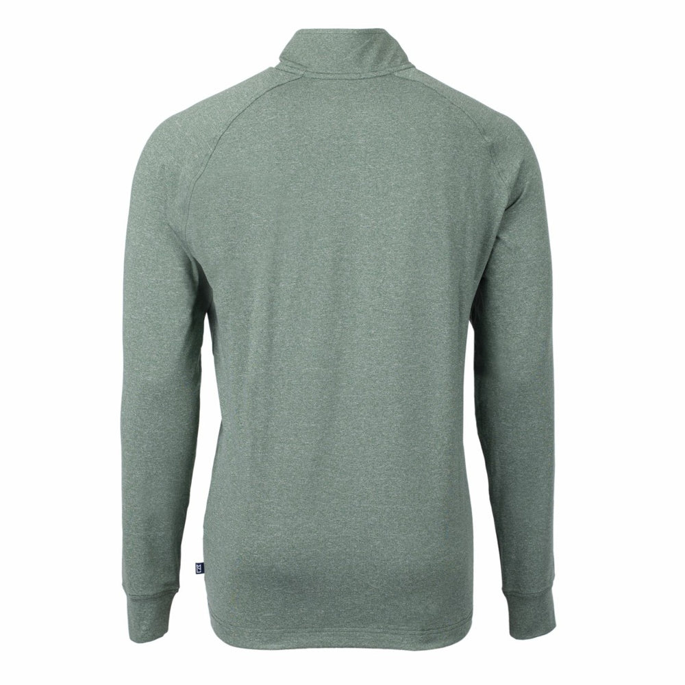 Green Bay Packers Cutter & Buck Adapt Eco Knit Quarter-Zip Pullover Top | NFL Discount