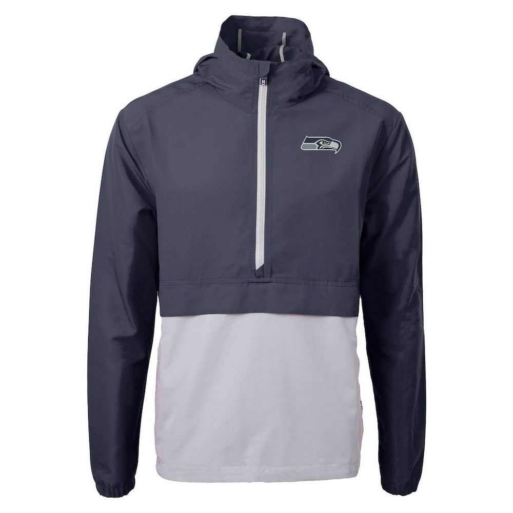 Seattle Seahawks Cutter & Buck Charter Eco Recycled Anorak Half-Zip Jacket | NFL Hot