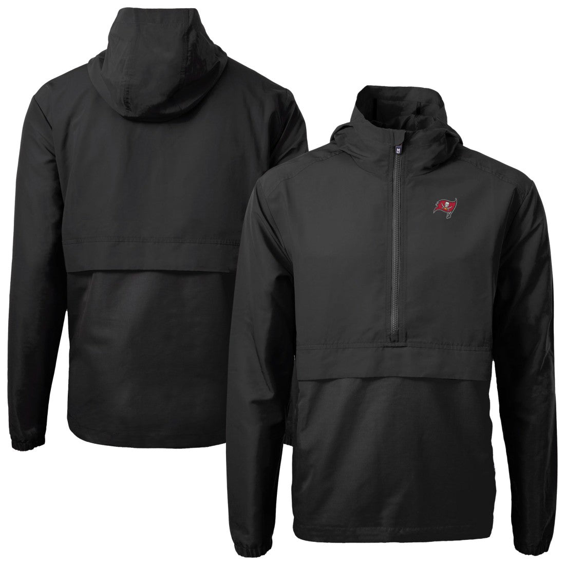 Tampa Bay Buccaneers Cutter & Buck Charter Eco Recycled Anorak Half-Zip Jacket | NFL Near me