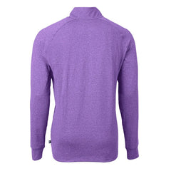 Minnesota Vikings Cutter & Buck Adapt Eco Knit Quarter-Zip Pullover Top | NFL Sale