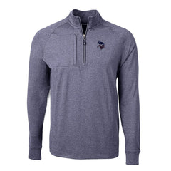 Minnesota Vikings Cutter & Buck Adapt Eco Knit Quarter-Zip Pullover Top | NFL Online
