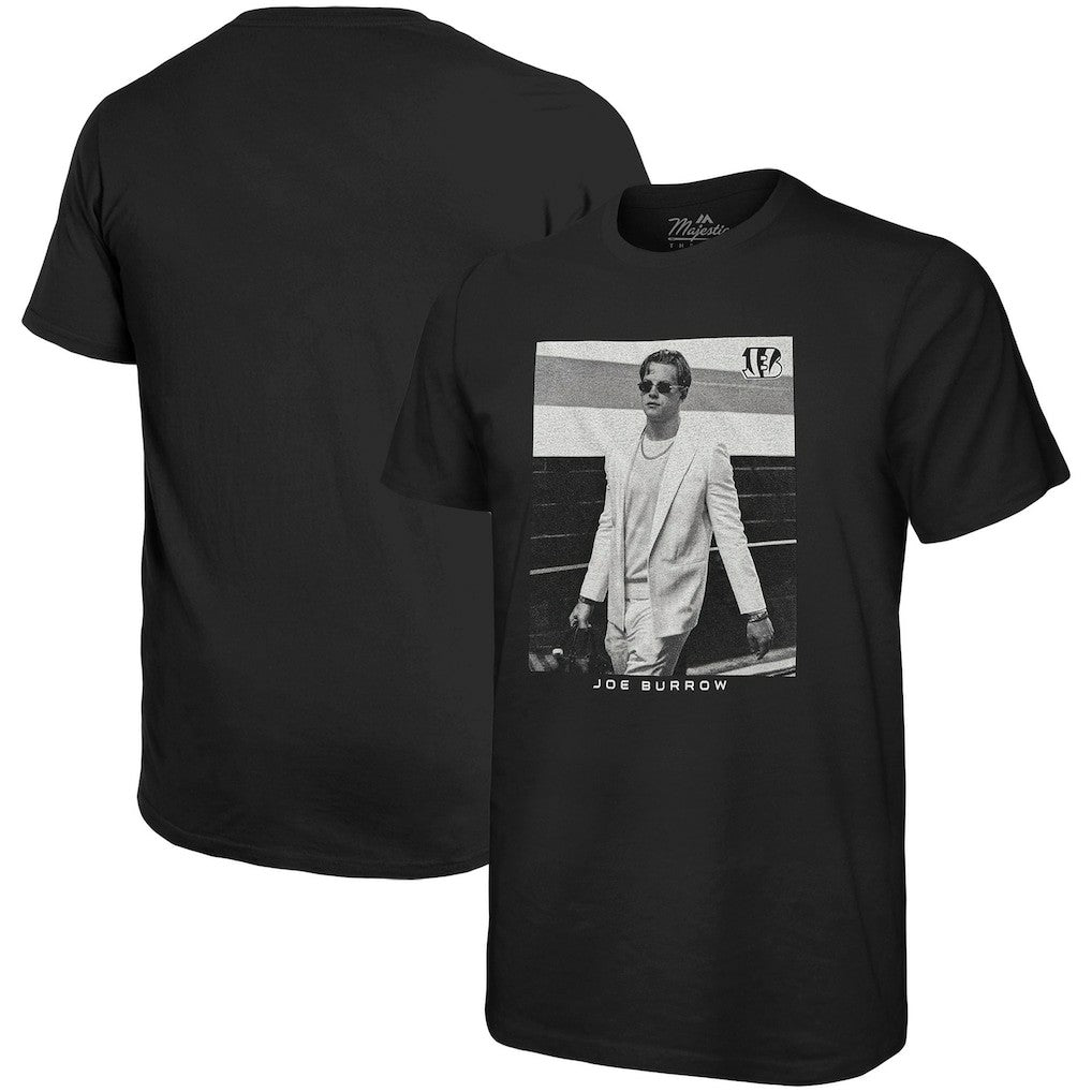 Cincinnati Bengals Joe Burrow  Majestic Threads Oversized Player Image T-Shirt | NFL Online