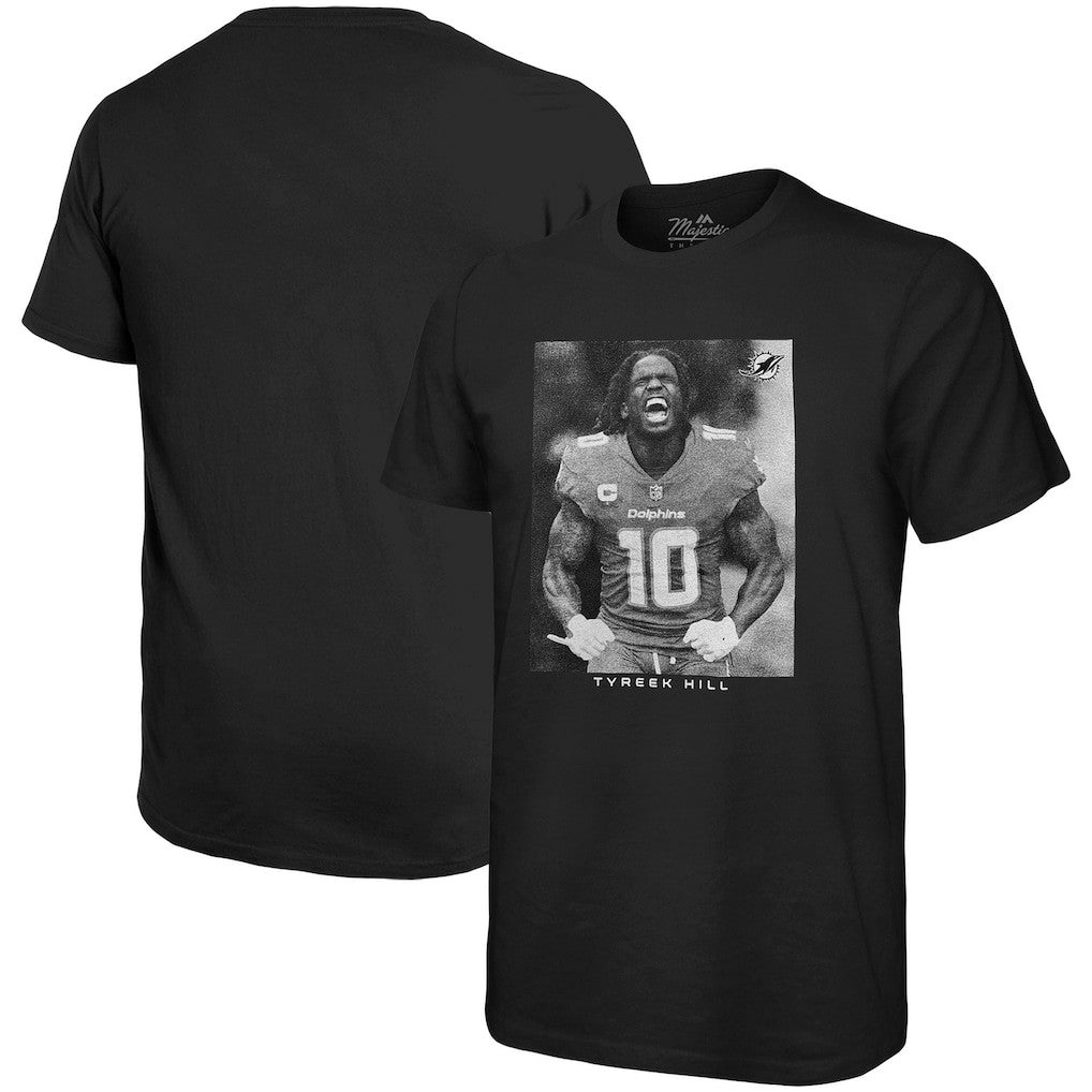 Miami Dolphins Tyreek Hill  Majestic Threads Oversized Player Image T-Shirt | NFL Hot