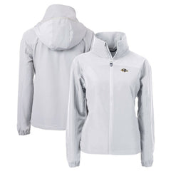 Baltimore Ravens Cutter & Buck Women's Charter Eco Recycled Full-Zip Jacket | NFL Hot