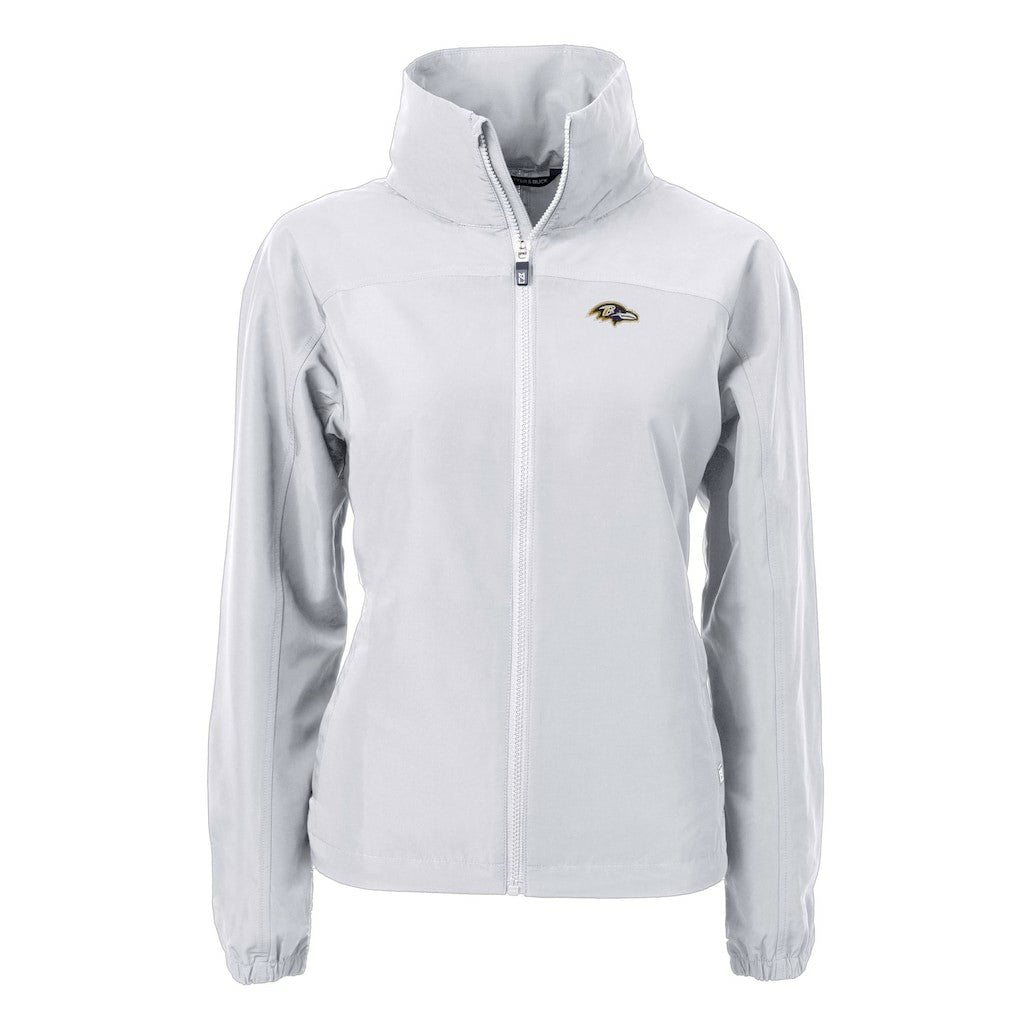 Baltimore Ravens Cutter & Buck Women's Charter Eco Recycled Full-Zip Jacket | NFL Hot