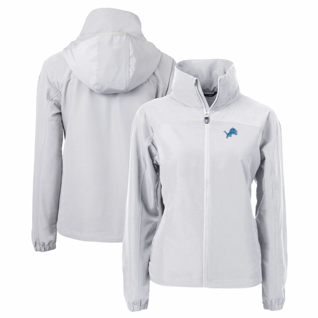 Detroit Lions Cutter & Buck Women's Charter Eco Recycled Full-Zip Jacket | NFL Discount