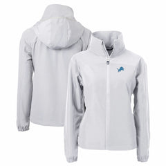 Detroit Lions Cutter & Buck Women's Charter Eco Recycled Full-Zip Jacket | NFL Discount