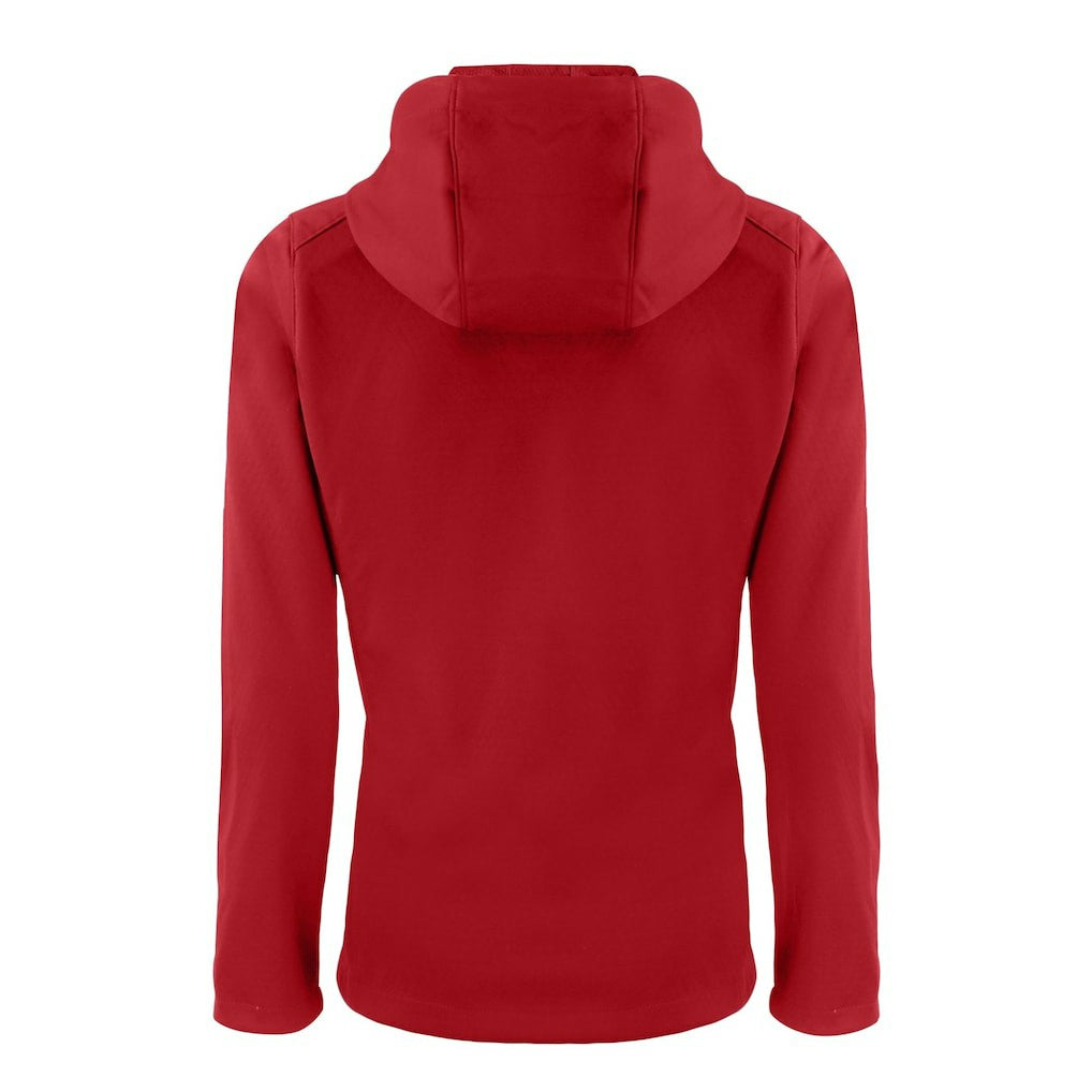 Atlanta Falcons Cutter & Buck Women's Evoke Eco Softshell Recycled Full-Zip Hooded Jacket | NFL Outlet