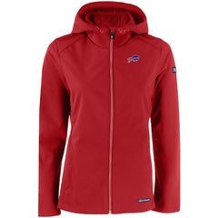 Buffalo Bills Cutter & Buck Women's Evoke Eco Softshell Recycled Full-Zip Hooded Jacket | NFL New