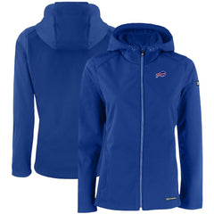 Buffalo Bills Cutter & Buck Women's Evoke Eco Softshell Recycled Full-Zip Hooded Jacket | NFL Hot