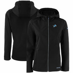 Detroit Lions Cutter & Buck Women's Evoke Eco Softshell Recycled Full-Zip Hooded Jacket | NFL US