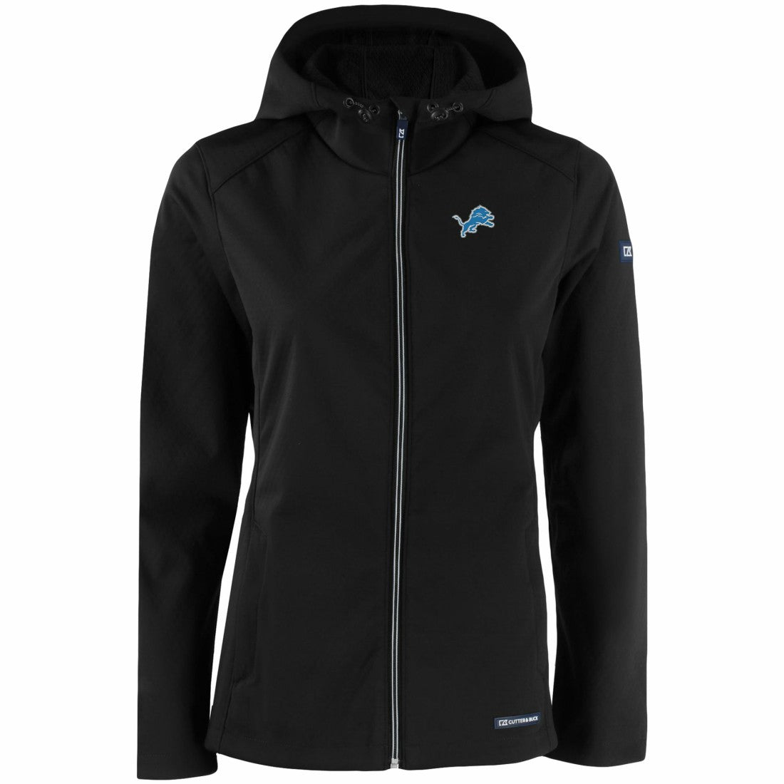 Detroit Lions Cutter & Buck Women's Evoke Eco Softshell Recycled Full-Zip Hooded Jacket | NFL US