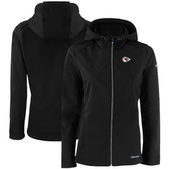 Kansas City Chiefs Cutter & Buck Women's Evoke Eco Softshell Recycled Full-Zip Hooded Jacket | NFL Near me