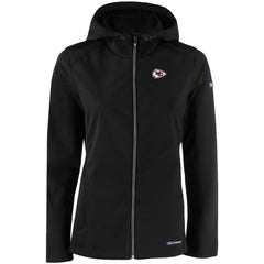 Kansas City Chiefs Cutter & Buck Women's Evoke Eco Softshell Recycled Full-Zip Hooded Jacket | NFL Near me
