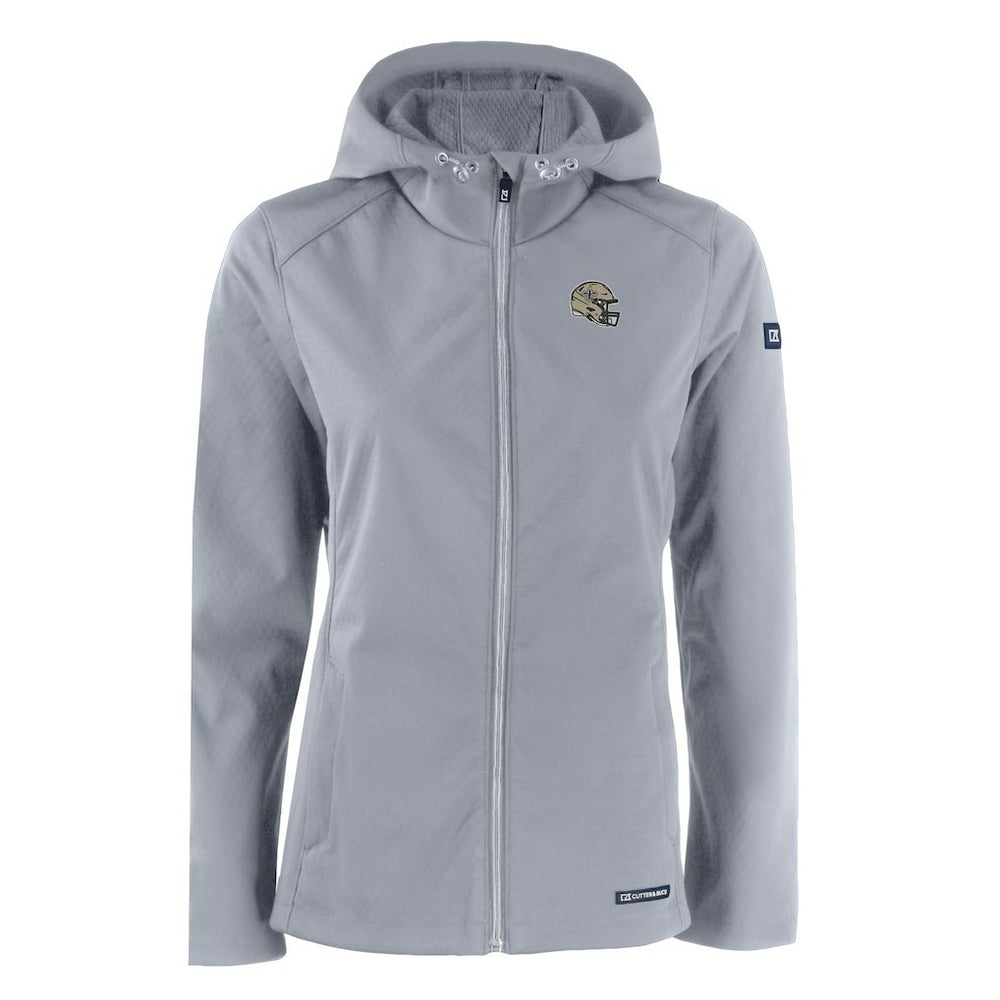 New Orleans Saints Cutter & Buck Women's Evoke Eco Softshell Recycled Full-Zip Hooded Jacket | NFL Hot