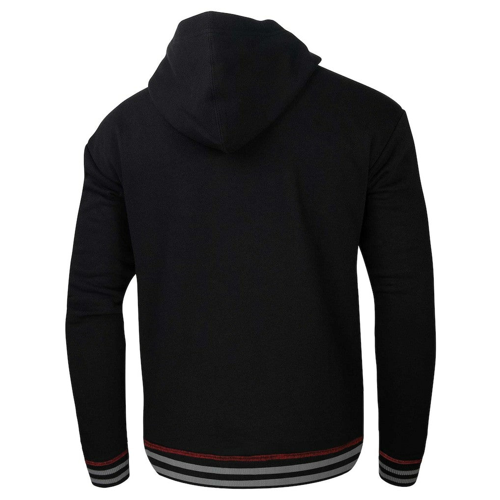 Black Chicago Bulls Stadium Essentials Baseline Pullover Hoodie | NBA
