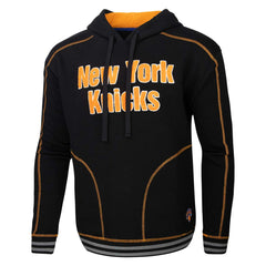 Black New York Knicks Stadium Essentials Baseline Pullover Hoodie | NBA
