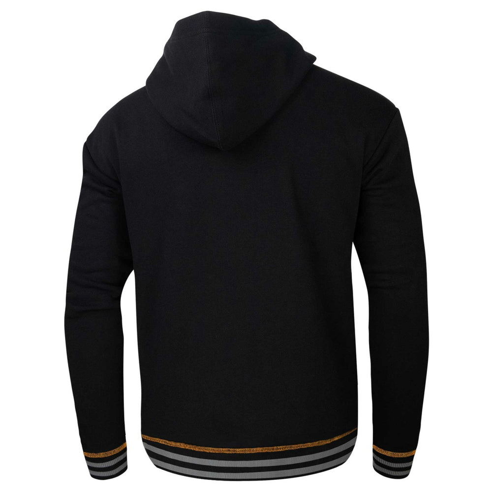 Black New York Knicks Stadium Essentials Baseline Pullover Hoodie | NBA