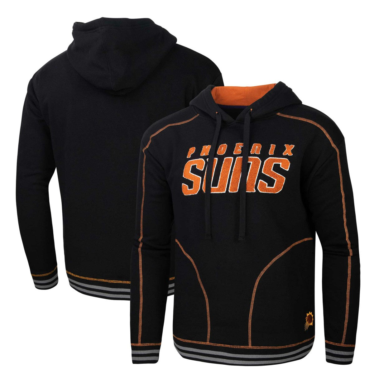 Black Phoenix Suns Stadium Essentials Baseline Pullover Hoodie | NBA