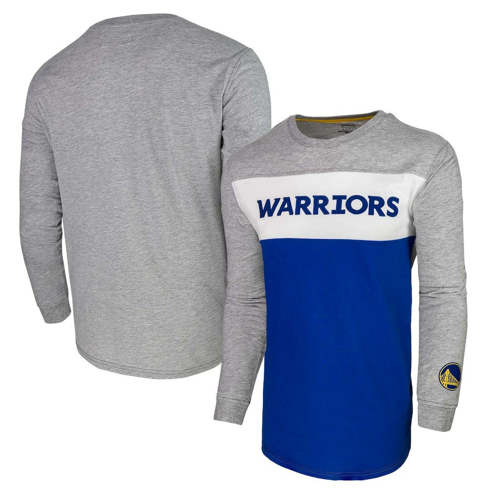 Heather Gray Golden State Warriors Unisex Loge Long Sleeve T-Shirt sale | NBA