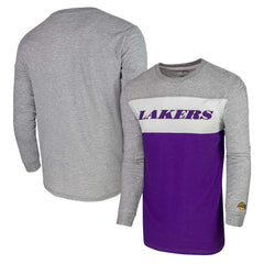 Heather Gray Los Angeles Lakers Unisex Loge Long Sleeve T-Shirt | NBA