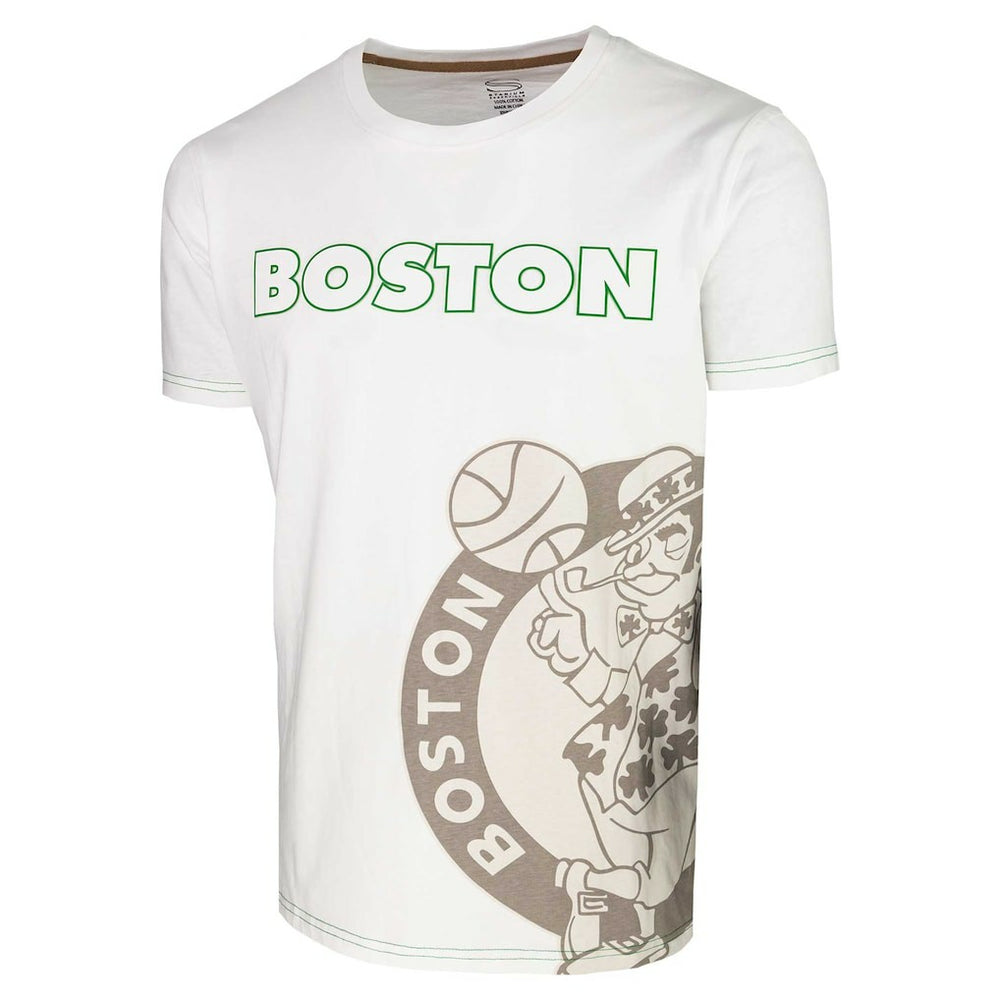 White Boston Celtics Stadium Essentials Unisex Scoreboard T-Shirt | NBA