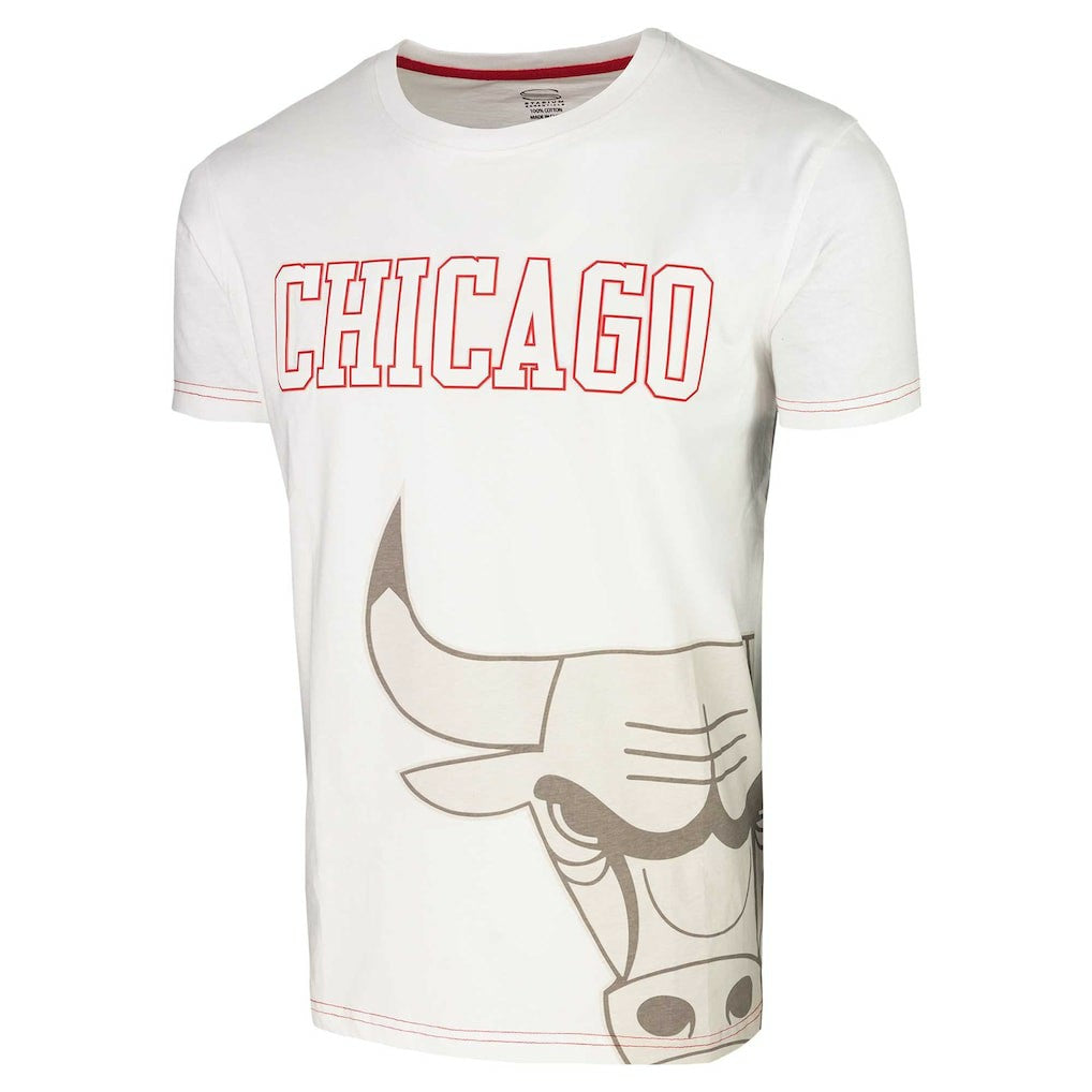 White Chicago Bulls Stadium Essentials Unisex Scoreboard T-Shirt sale | NBA