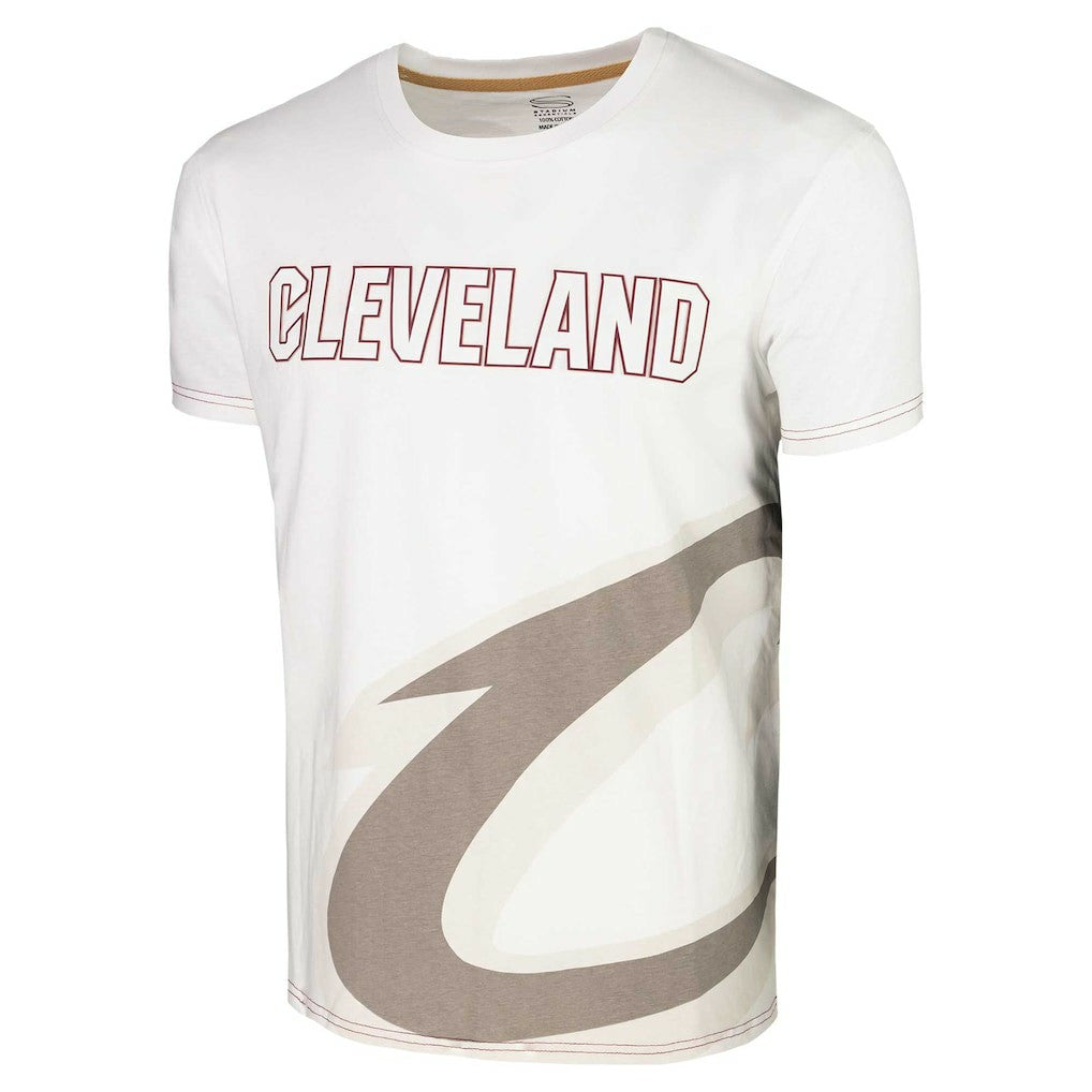 White Cleveland Cavaliers Stadium Essentials Unisex Scoreboard T-Shirt sale | NBA