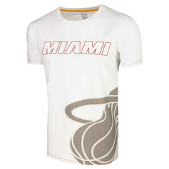 White Miami Heat Stadium Essentials Unisex Scoreboard T-Shirt | NBA