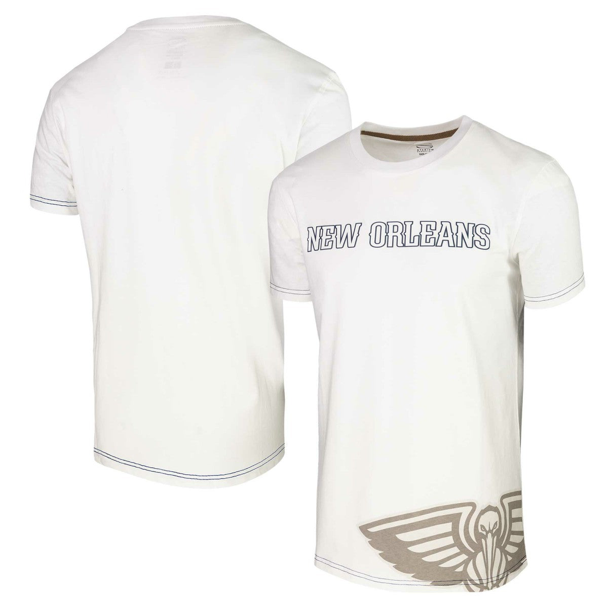 White New Orleans Pelicans Stadium Essentials Unisex Scoreboard T-Shirt | NBA
