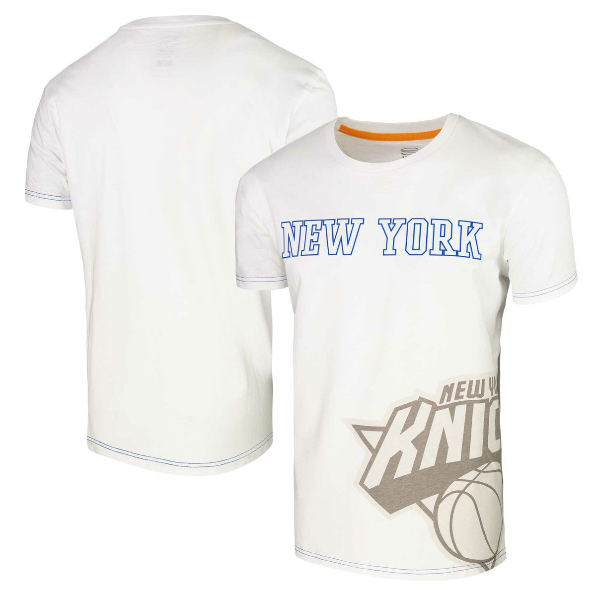 White New York Knicks Stadium Essentials Unisex Scoreboard T-Shirt | NBA