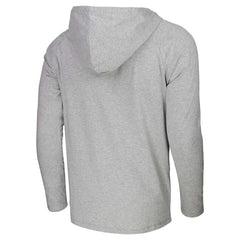 Heather Gray Brooklyn Nets Stadium Essentials Atrium Raglan Long Sleeve Hoodie T-Shirt | NBA