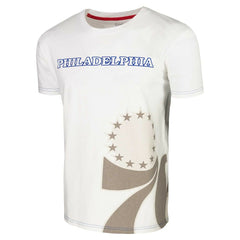 White Philadelphia 76ers Stadium Essentials Unisex Scoreboard T-Shirt | NBA