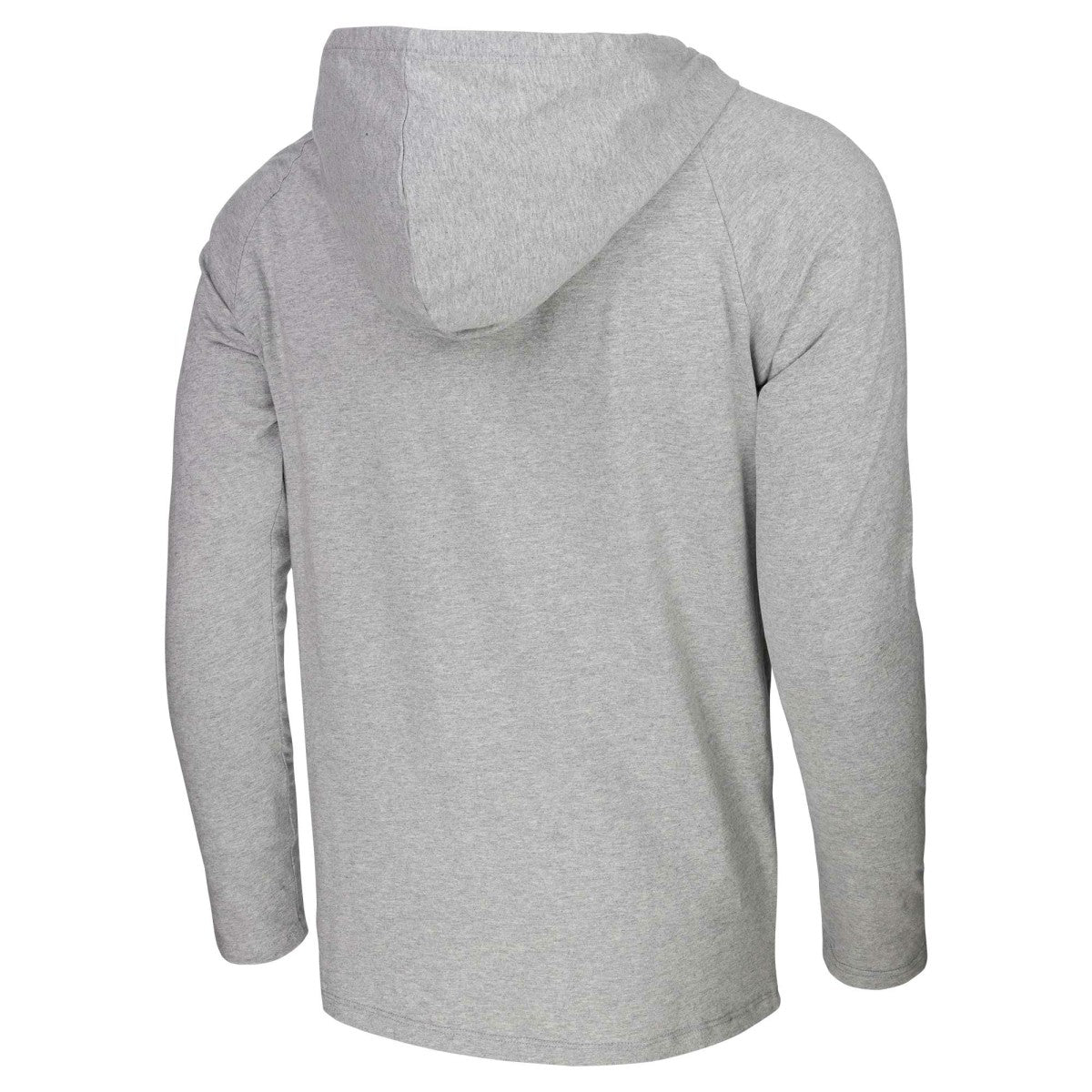 Heather Gray Phoenix Suns Stadium Essentials Atrium Raglan Long Sleeve Hoodie T-Shirt | NBA