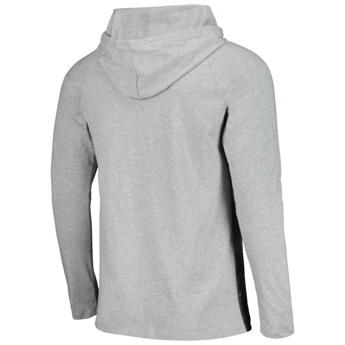 Heather Gray San Antonio Spurs Stadium Essentials Atrium Raglan Long Sleeve Hoodie T-Shirt | NBA
