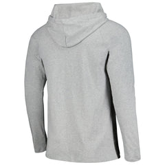 Heather Gray San Antonio Spurs Stadium Essentials Atrium Raglan Long Sleeve Hoodie T-Shirt | NBA