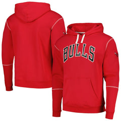 Red Chicago Bulls Stadium Essentials Monument Pullover Hoodie | NBA