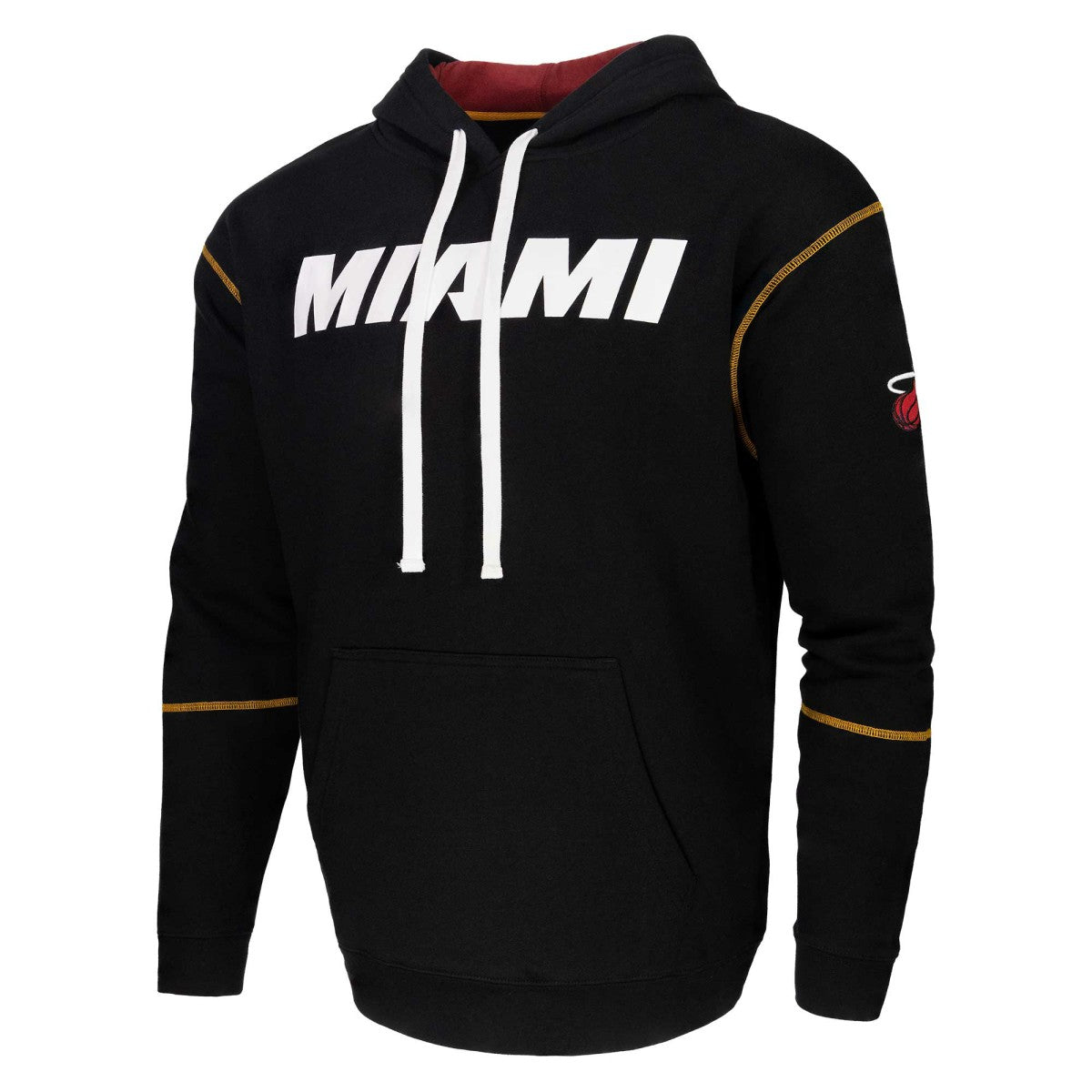 Black Miami Heat Stadium Essentials Monument Pullover Hoodie | NBA