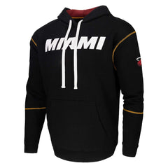 Black Miami Heat Stadium Essentials Monument Pullover Hoodie | NBA